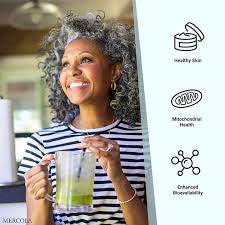 Dr. Mercola Hair, Skin & Nails Supplement – Biotin, Keratin & Hyaluronic Acid | Glow, Growth & Radiance Support (30 Capsules)