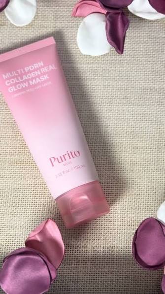 Purito Multi PDRN Collagen Real Glow Mask – Hydrating & Firming Glow Treatment for Radiant Skin