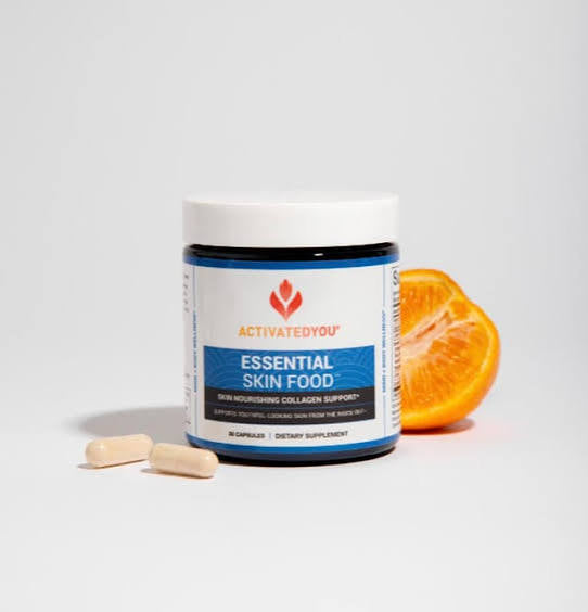 ActivatedYou Essential Skin Food – Plant-Based Collagen Support Capsules for Radiant, Firm Skin